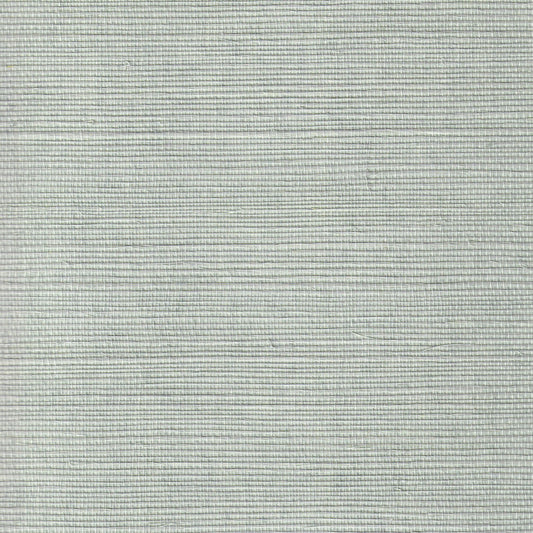 close up of Mint Green Grasscloth Wallpaper