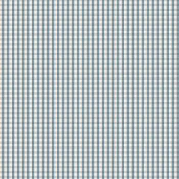 Millie Harbor custom gingham fabric in deep blue, offering a crisp, modern look for made-to-order Pepper Home curtains.