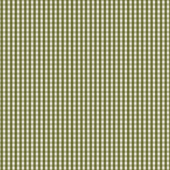 Millie Moss gingham fabric pattern in rich green, woven texture perfect for custom curtains by Pepper Home.