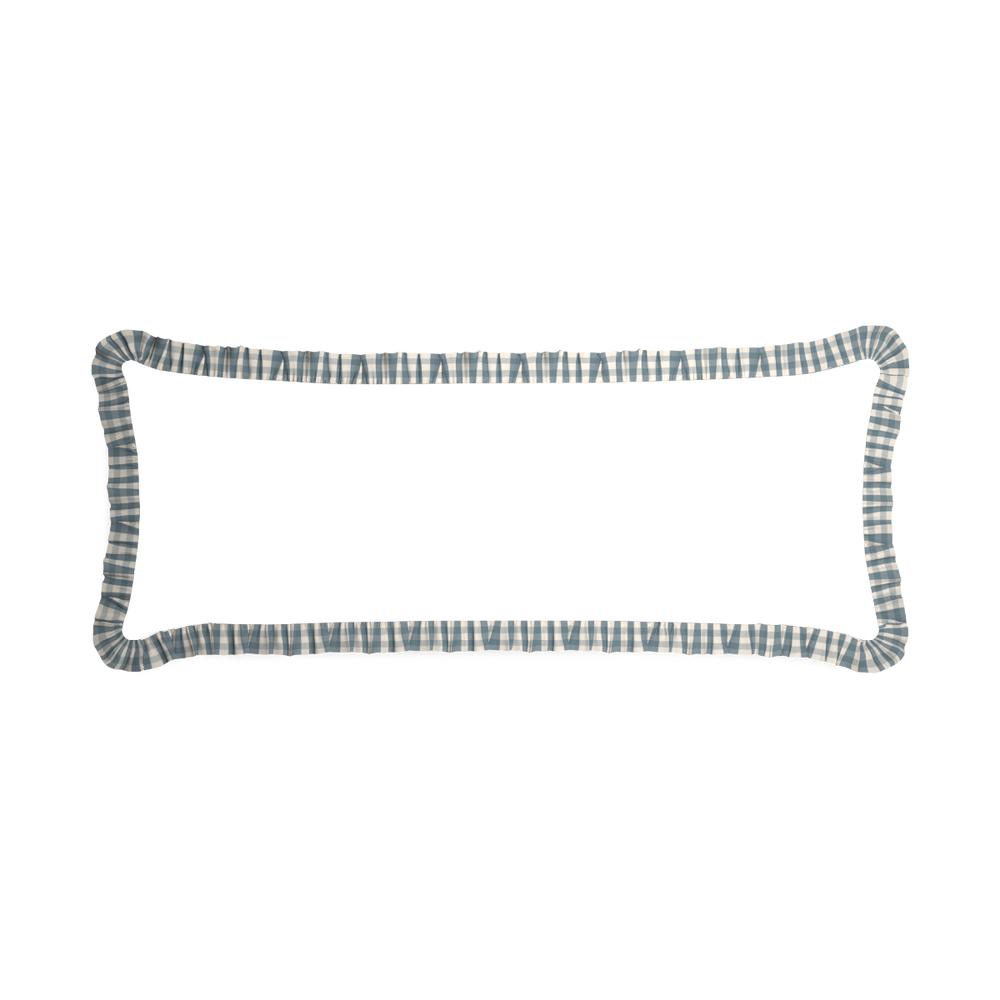 Xl-lumbar matilda custom pillow with m on white background