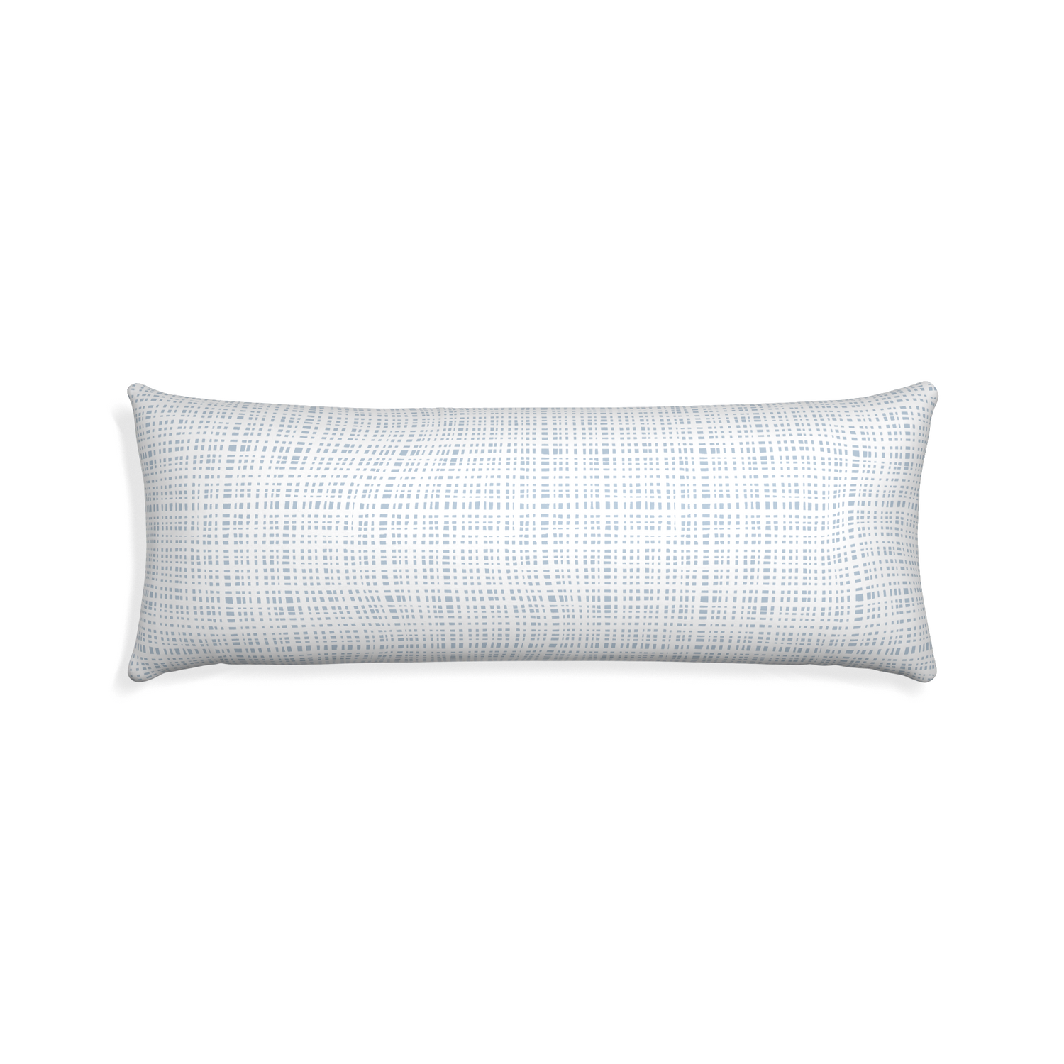 Xl-lumbar ginger custom plaid sky bluepillow with none on white background