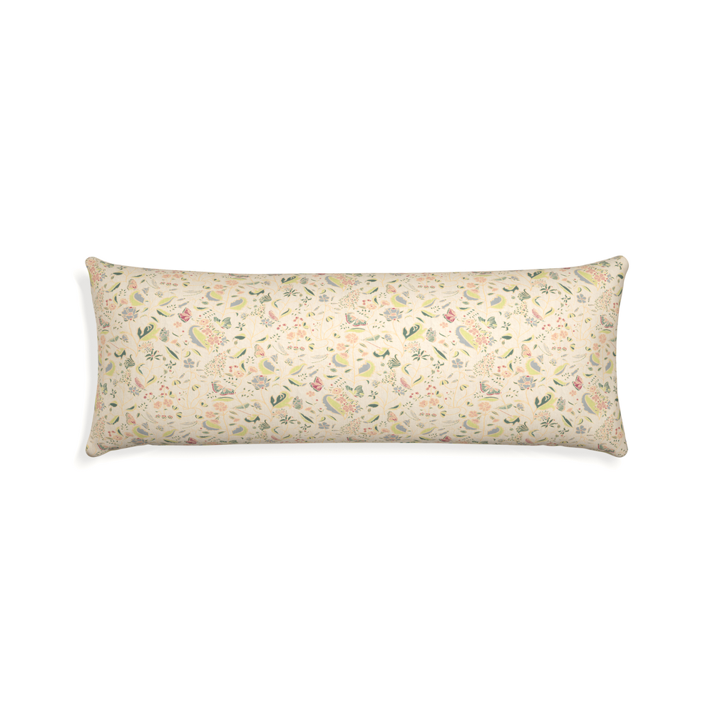 Xl-lumbar gemma pear custom pillow with n on white background