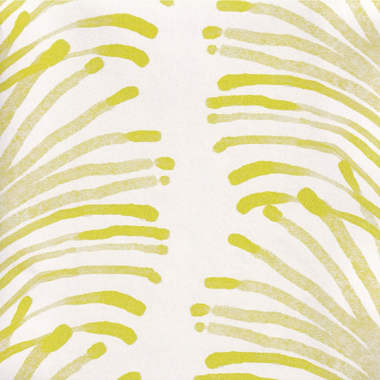 Yellow Stripe Chartreuse Print Close-Up