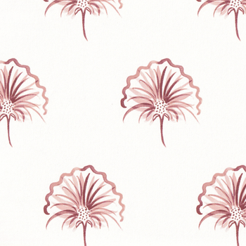 Rose Floral Printed Wallpaper Swatch