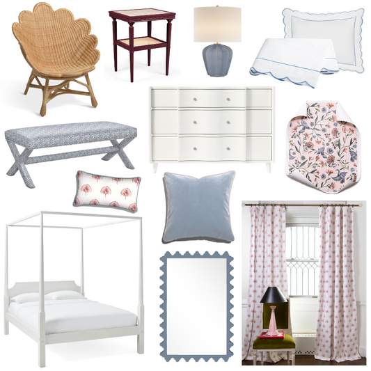 Pink & Blue Bedroom Style Guide