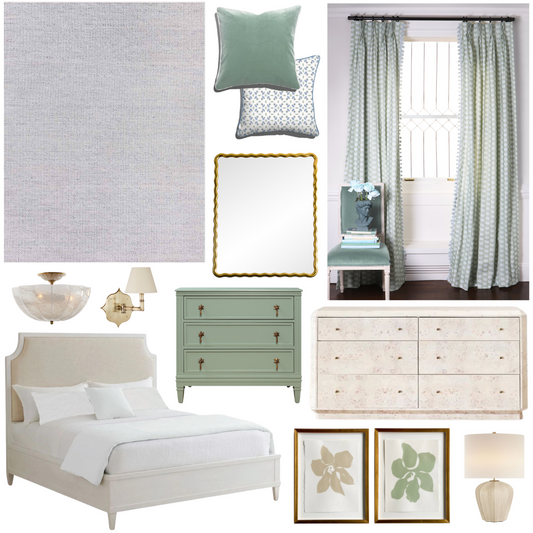 Coastal Inspired Green and Blue Style Guide 