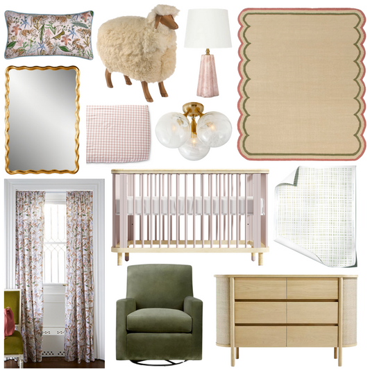 Pink & Green Nursery Style Guide