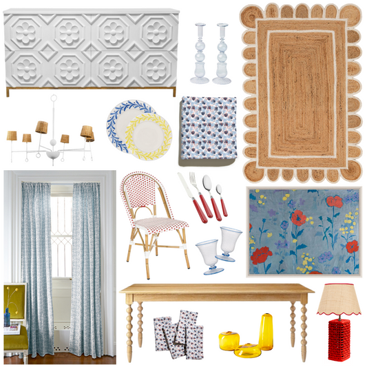A Bright & Colorful Dining Room Style Guide