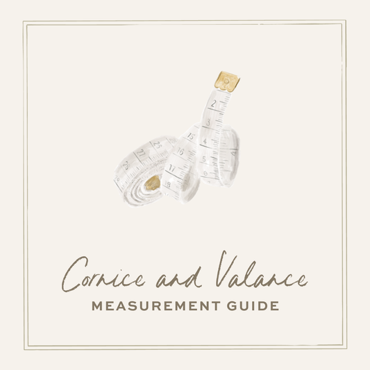 Cornice and Valance Measurement Guide