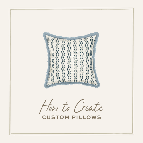 How To Create A Custom Pillow