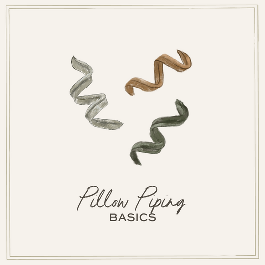 Pillow Piping Basics