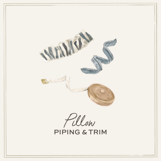 Pillow Piping and Trim Guide