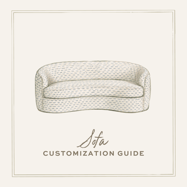 Sofa & Sectional Customization Guide