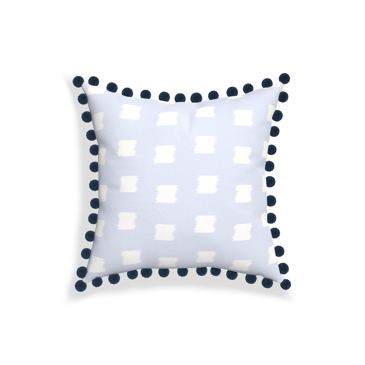 18-square denton custom sky blue patternpillow with c on white background