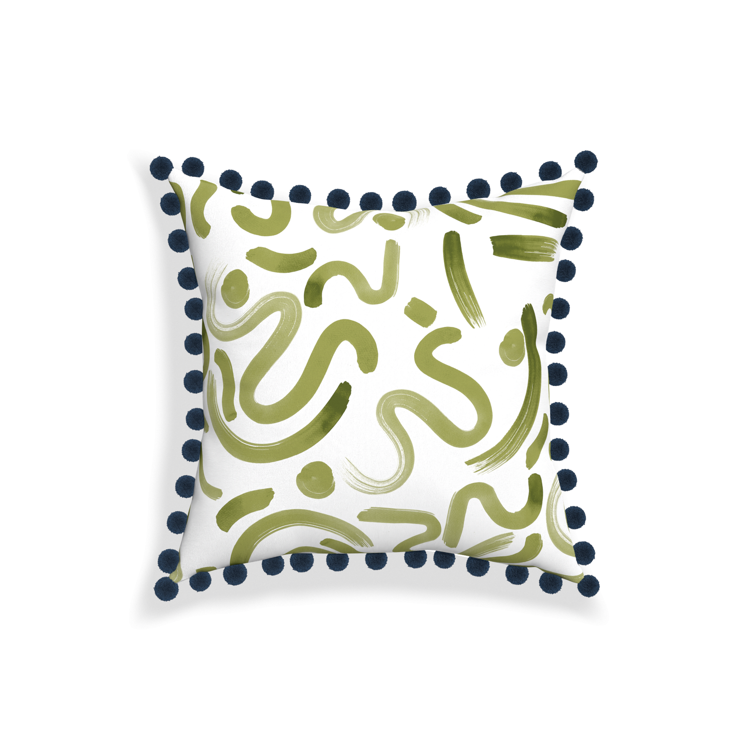 18-square hockney moss custom moss greenpillow with c on white background