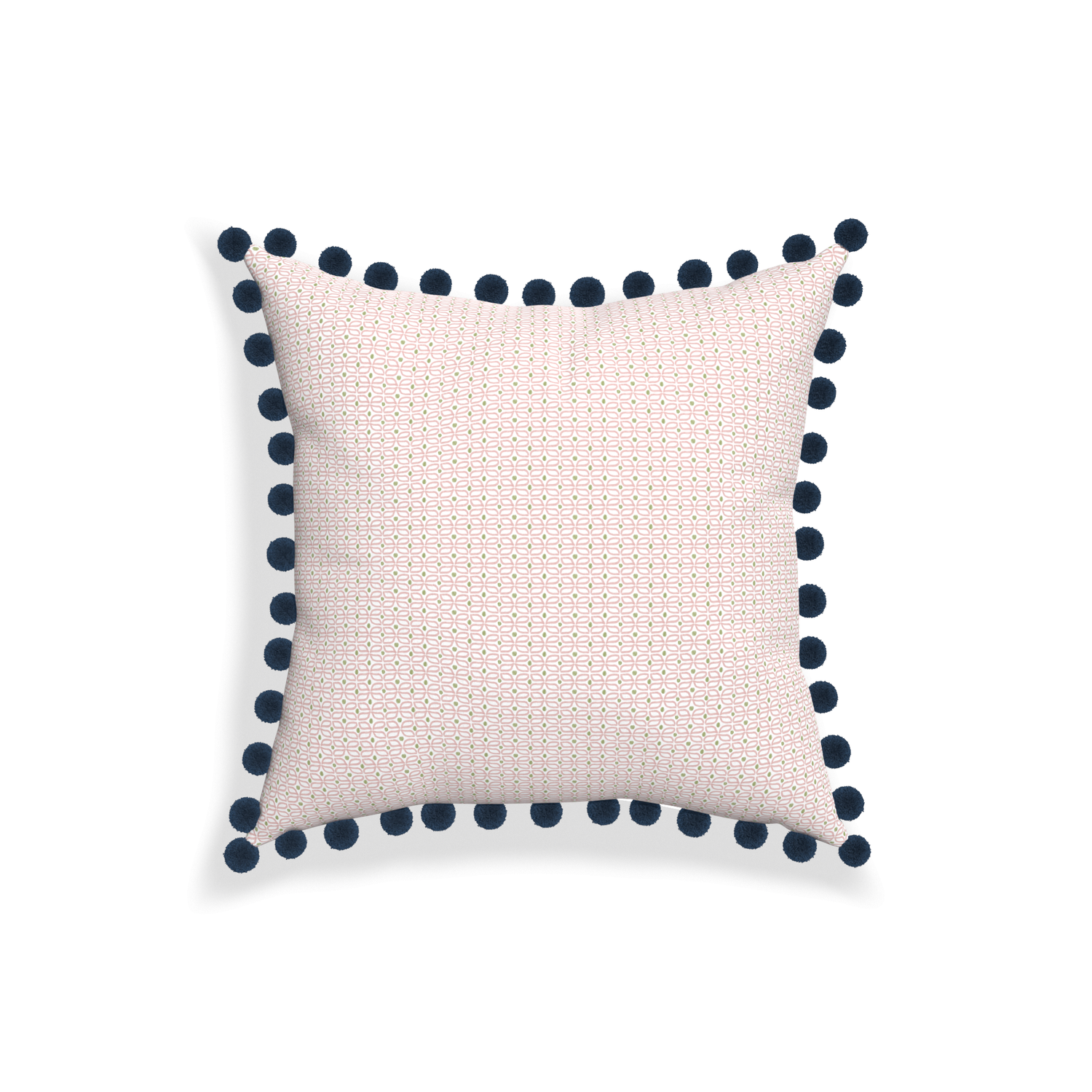 18-square loomi pink custom pink geometricpillow with c on white background
