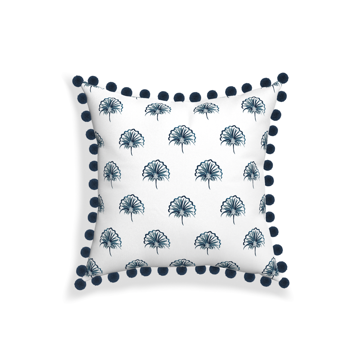 18-square penelope midnight custom floral navypillow with c on white background