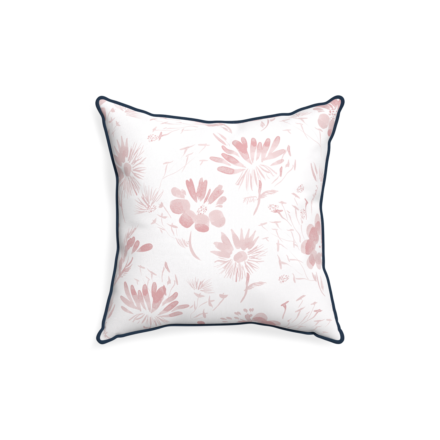 18-square blake custom pink floralpillow with c piping on white background