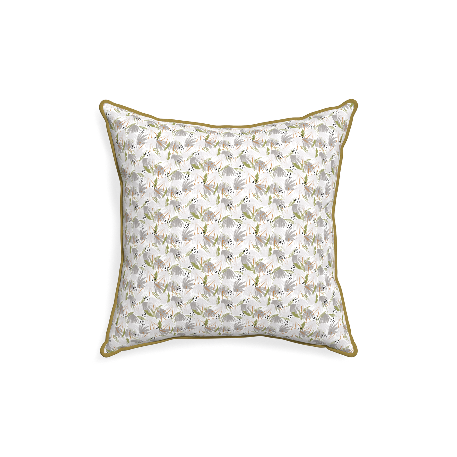 18-square eden grey custom grey floralpillow with c piping on white background