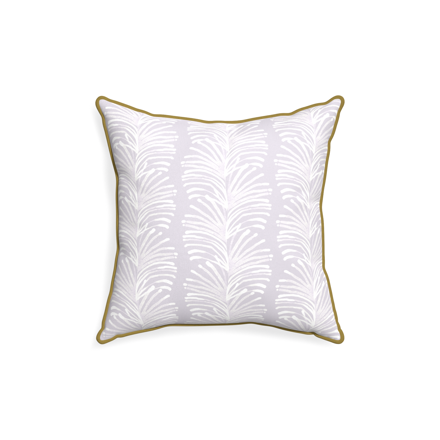 18-square emma lavender custom lavender botanical stripepillow with c piping on white background