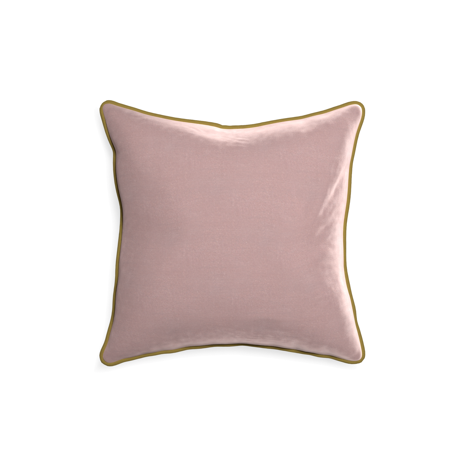 18-square mauve velvet custom mauvepillow with c piping on white background