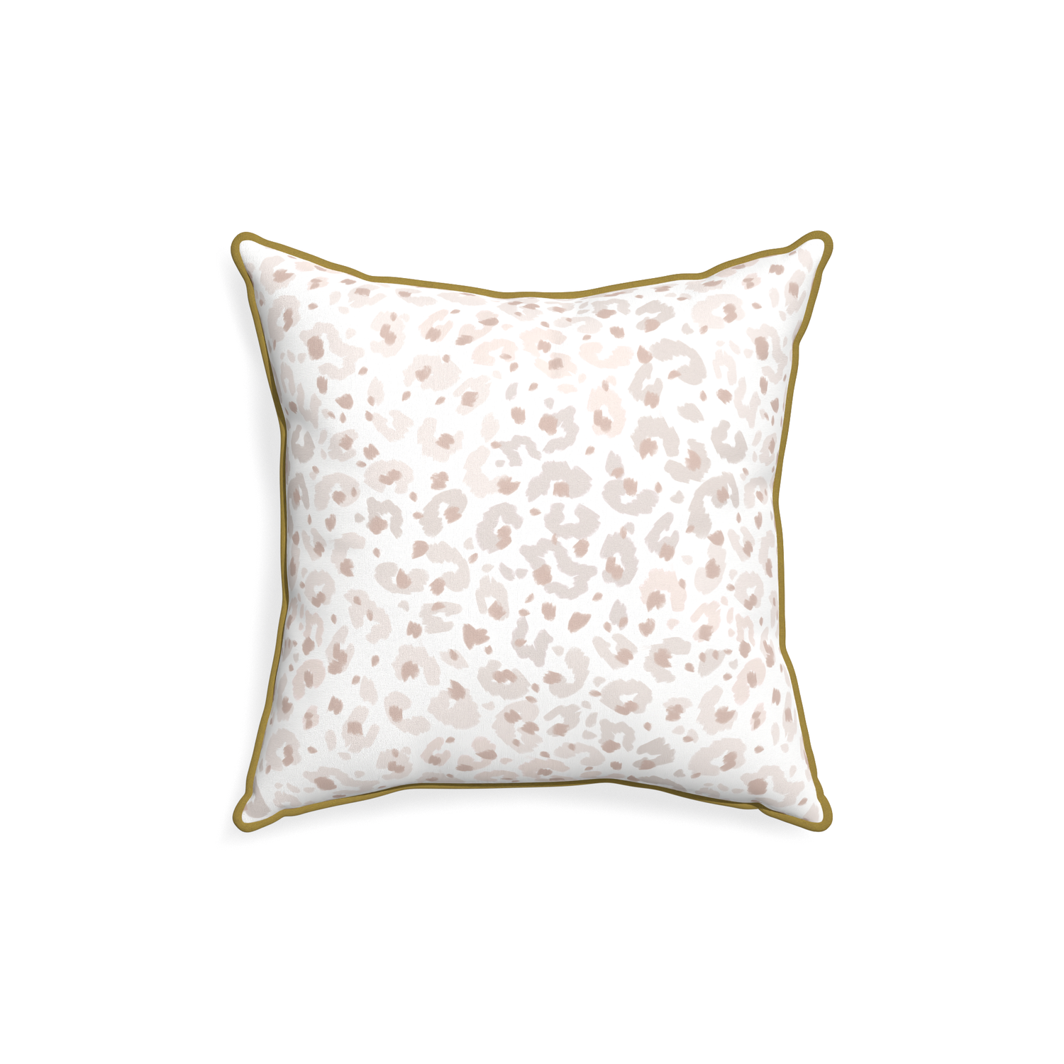 18-square rosie custom beige animal printpillow with c piping on white background