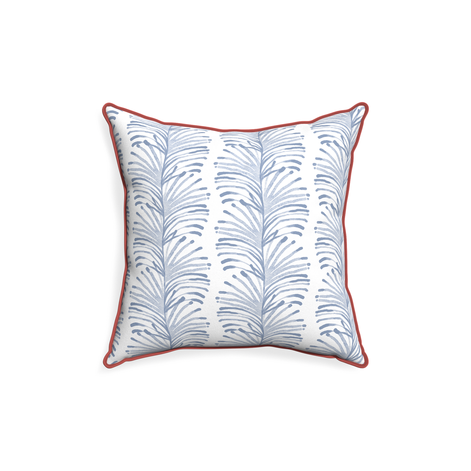 18-square emma sky custom sky blue botanical stripepillow with c piping on white background