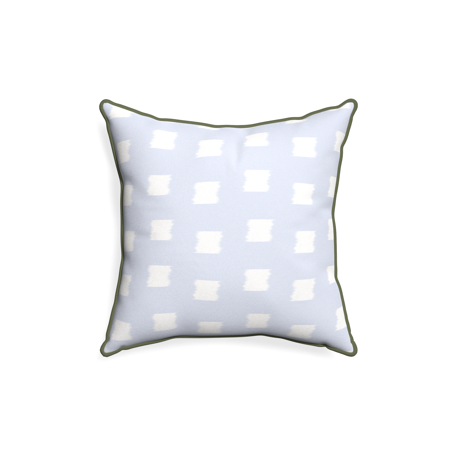 18-square denton custom sky blue patternpillow with f piping on white background