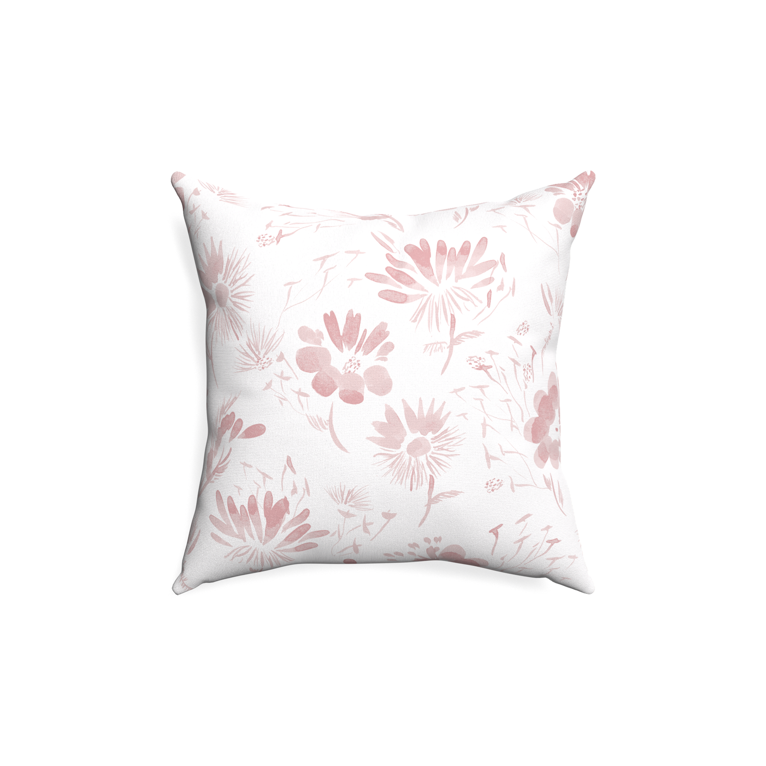 18-square blake custom pink floralpillow with none on white background