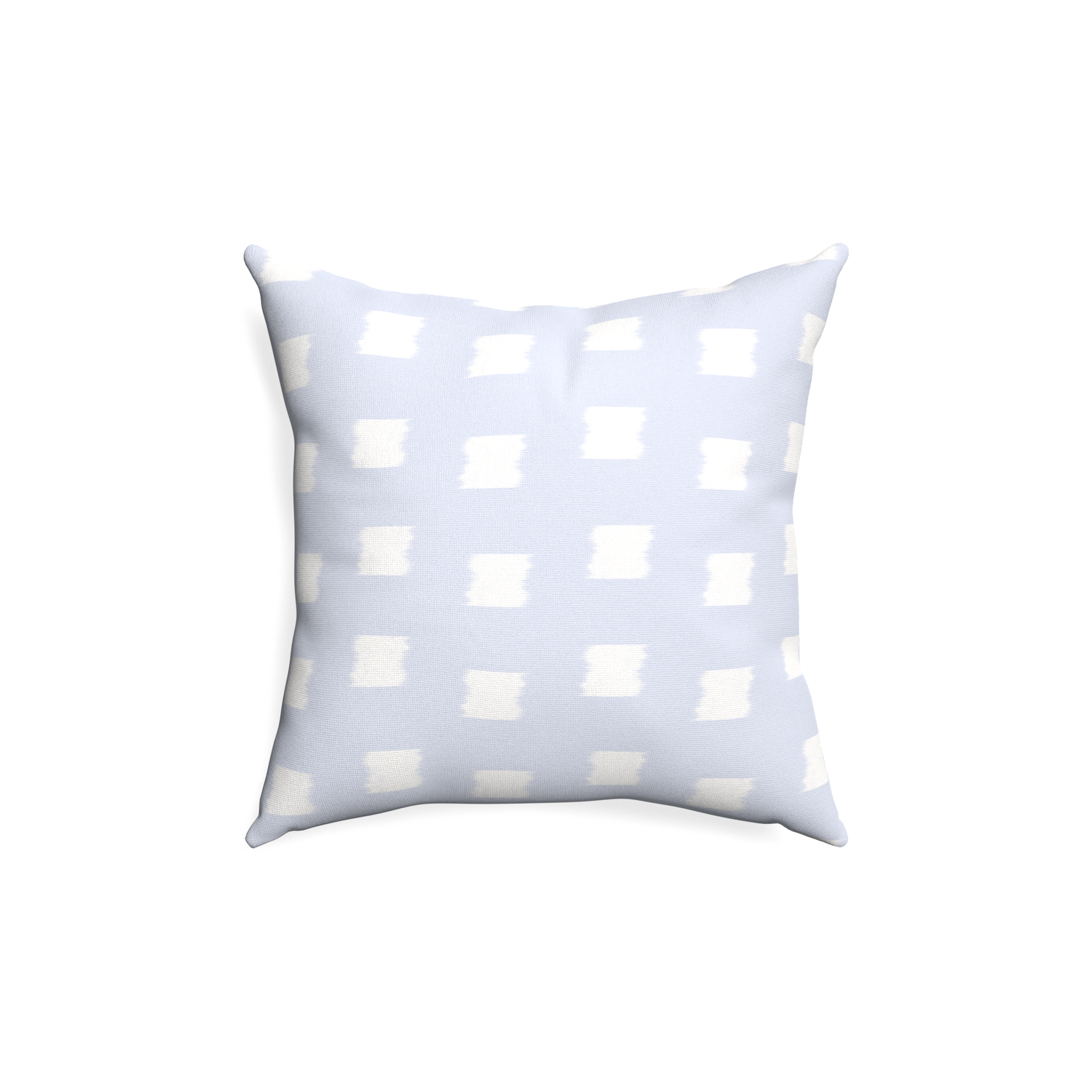18-square denton custom sky blue patternpillow with none on white background