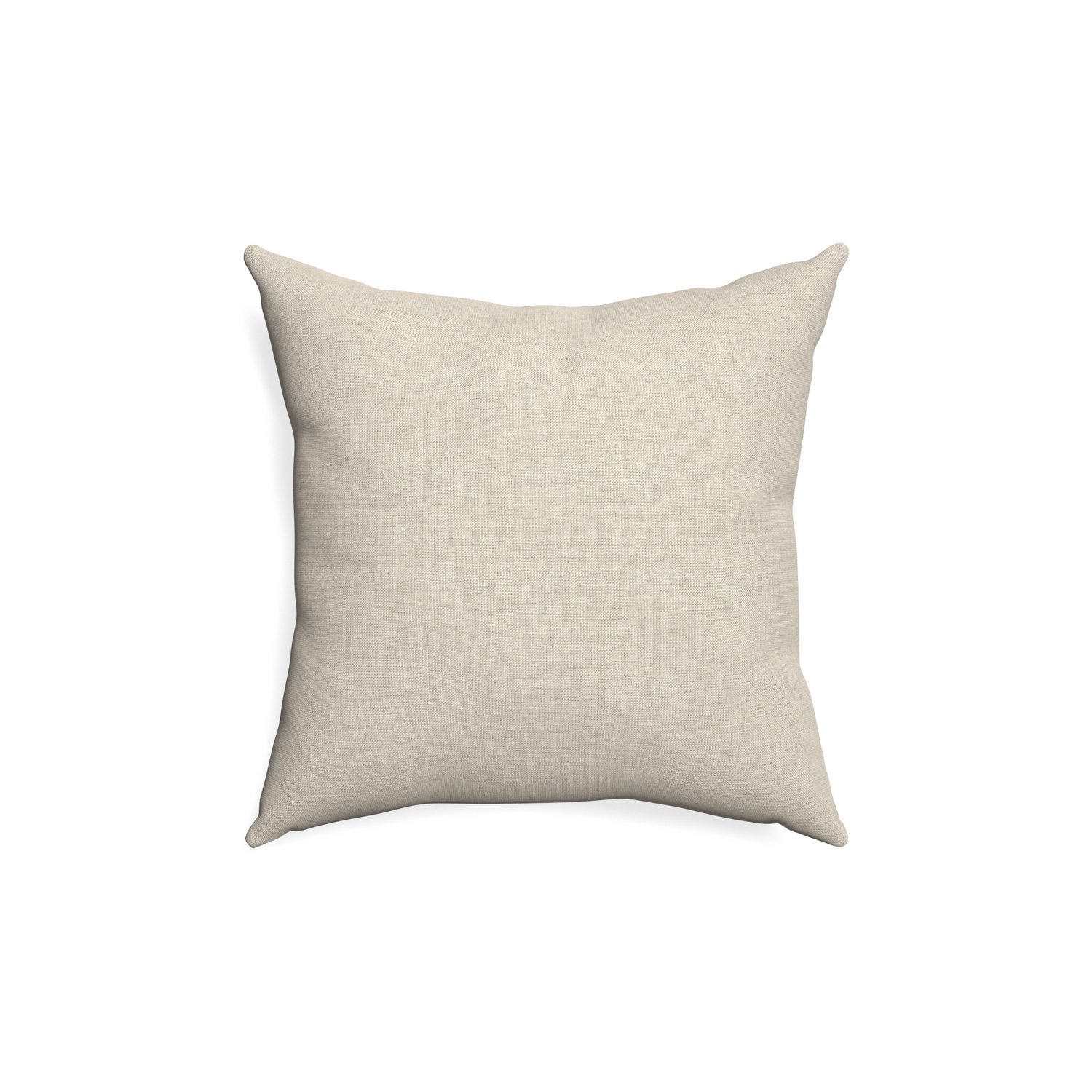 18-square oat custom pillow with none on white background