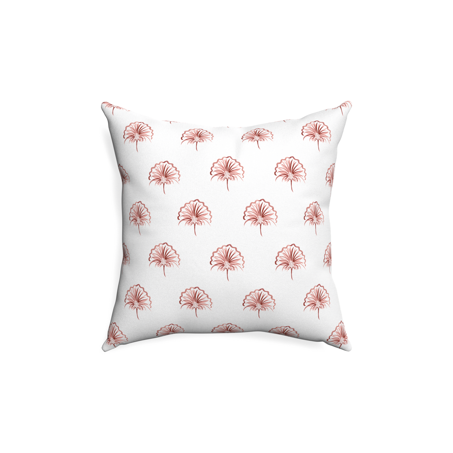 18-square penelope rose custom pillow with none on white background