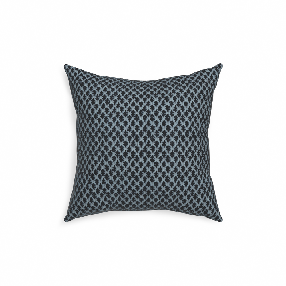 18-square quinn aegean custom pillow with n on white background