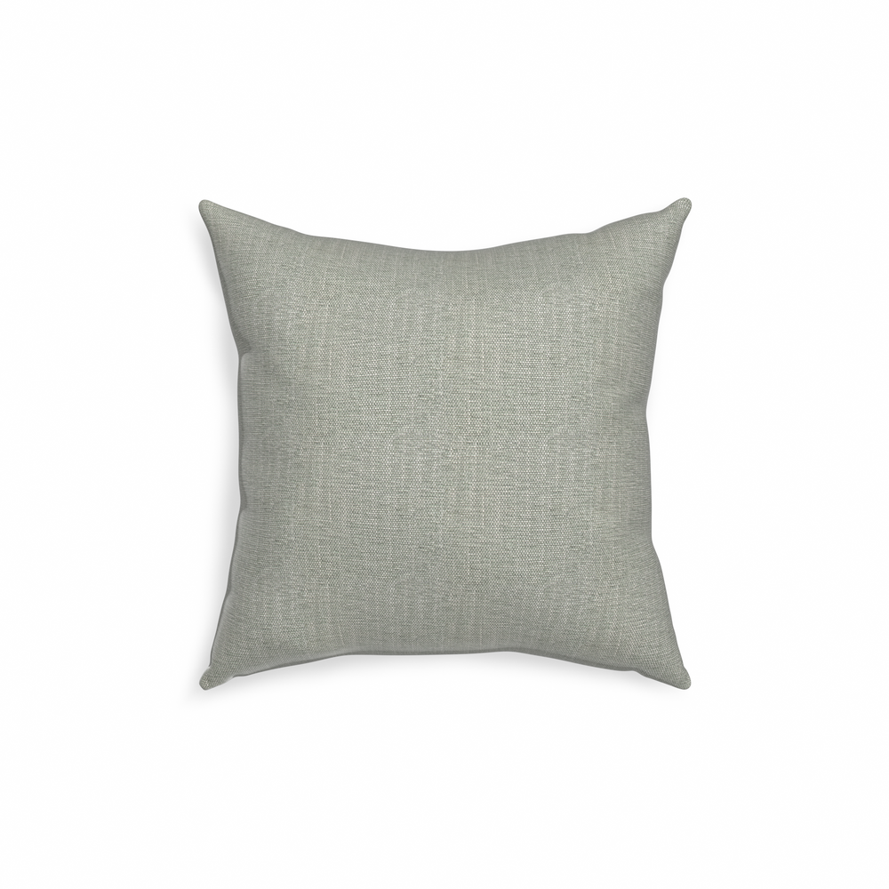 18-square sea salt custom pillow with n on white background
