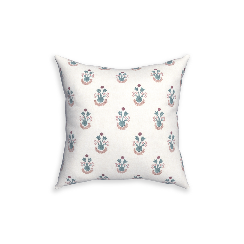 18-square lucie harbor custom pillow with n on white background