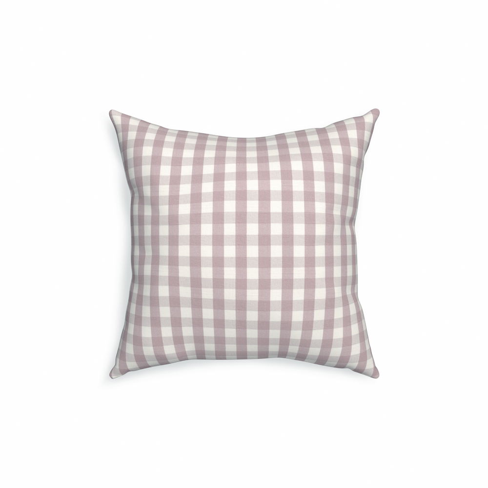 18-square millie orchid custom pillow with n on white background