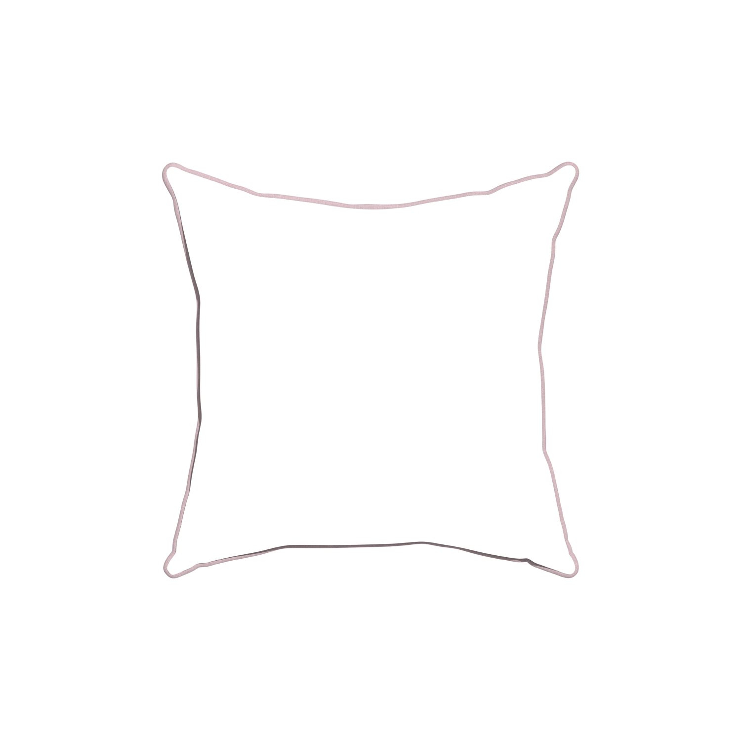 18-square hayes coral custom coral geometricpillow with orchid piping on white background