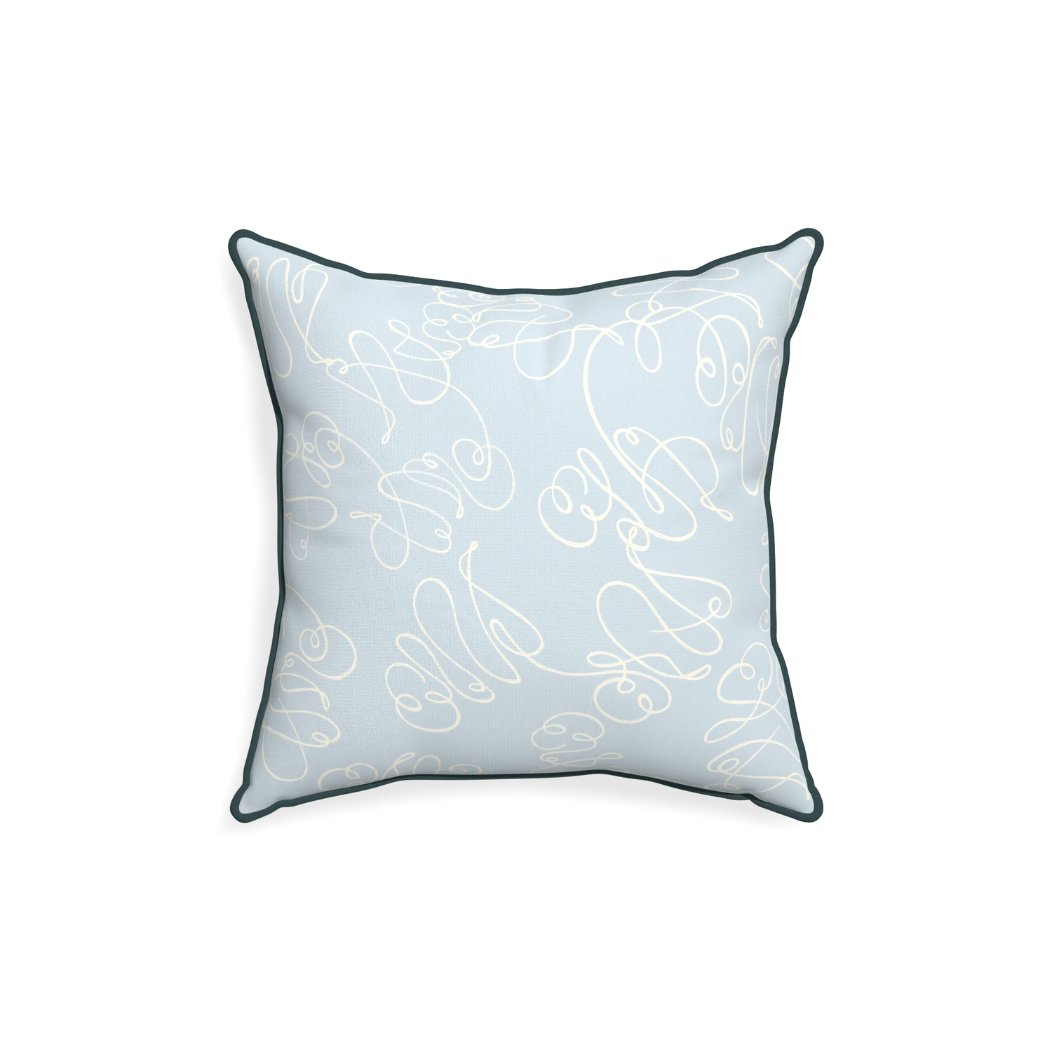 18-square mirabella custom powder blue abstractpillow with p piping on white background
