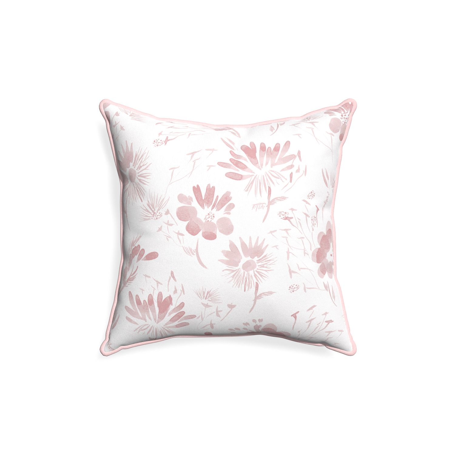 18-square blake custom pink floralpillow with petal piping on white background