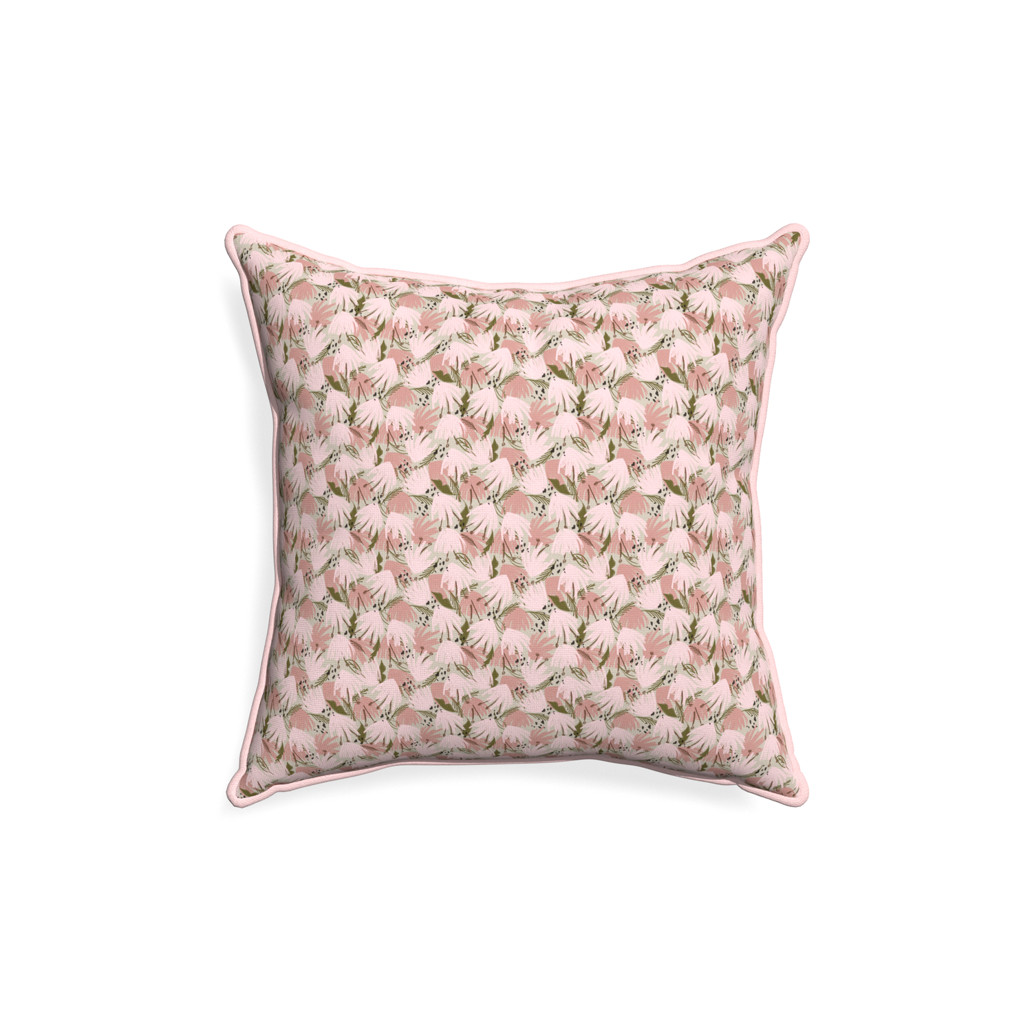 18-square eden pink custom pink floralpillow with petal piping on white background