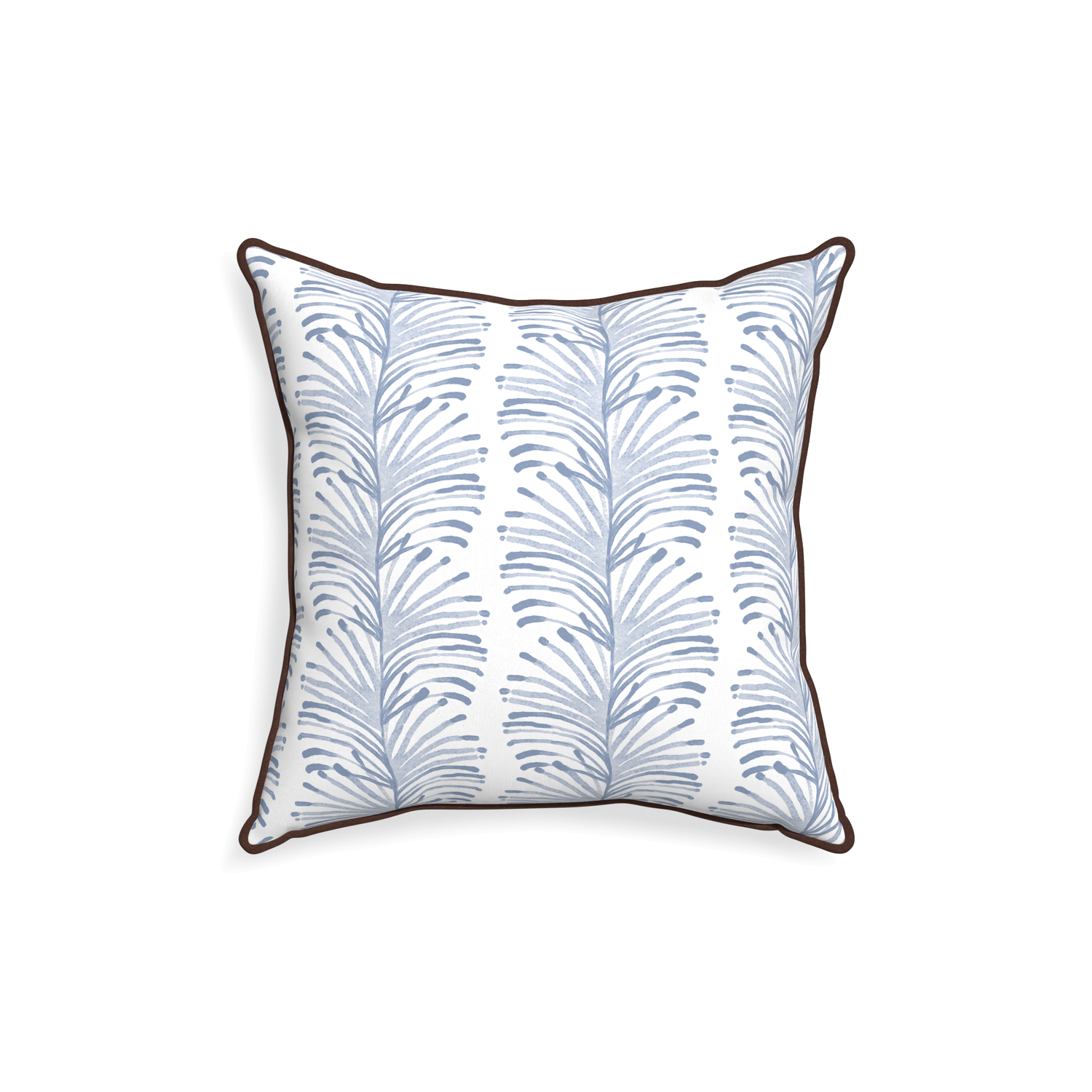 18-square emma sky custom sky blue botanical stripepillow with w piping on white background