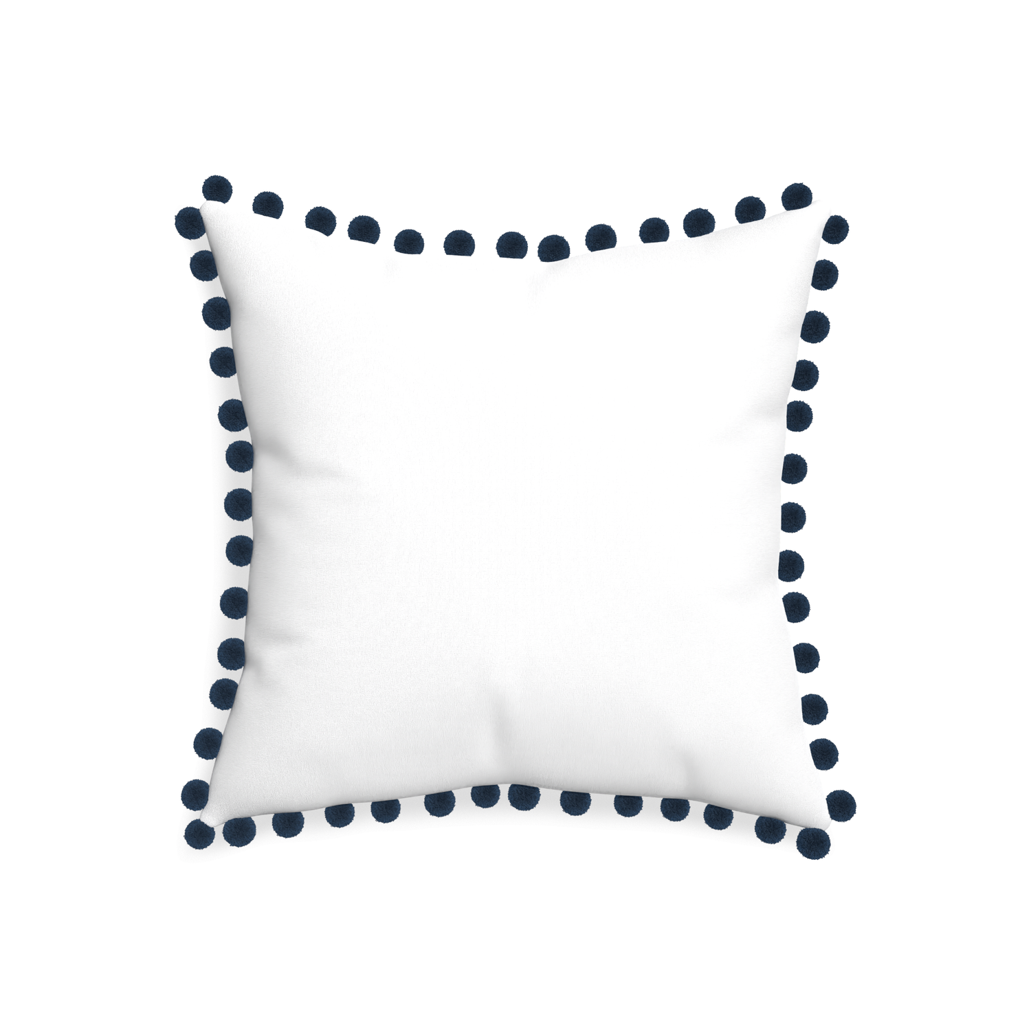 20-square snow custom white cottonpillow with c on white background