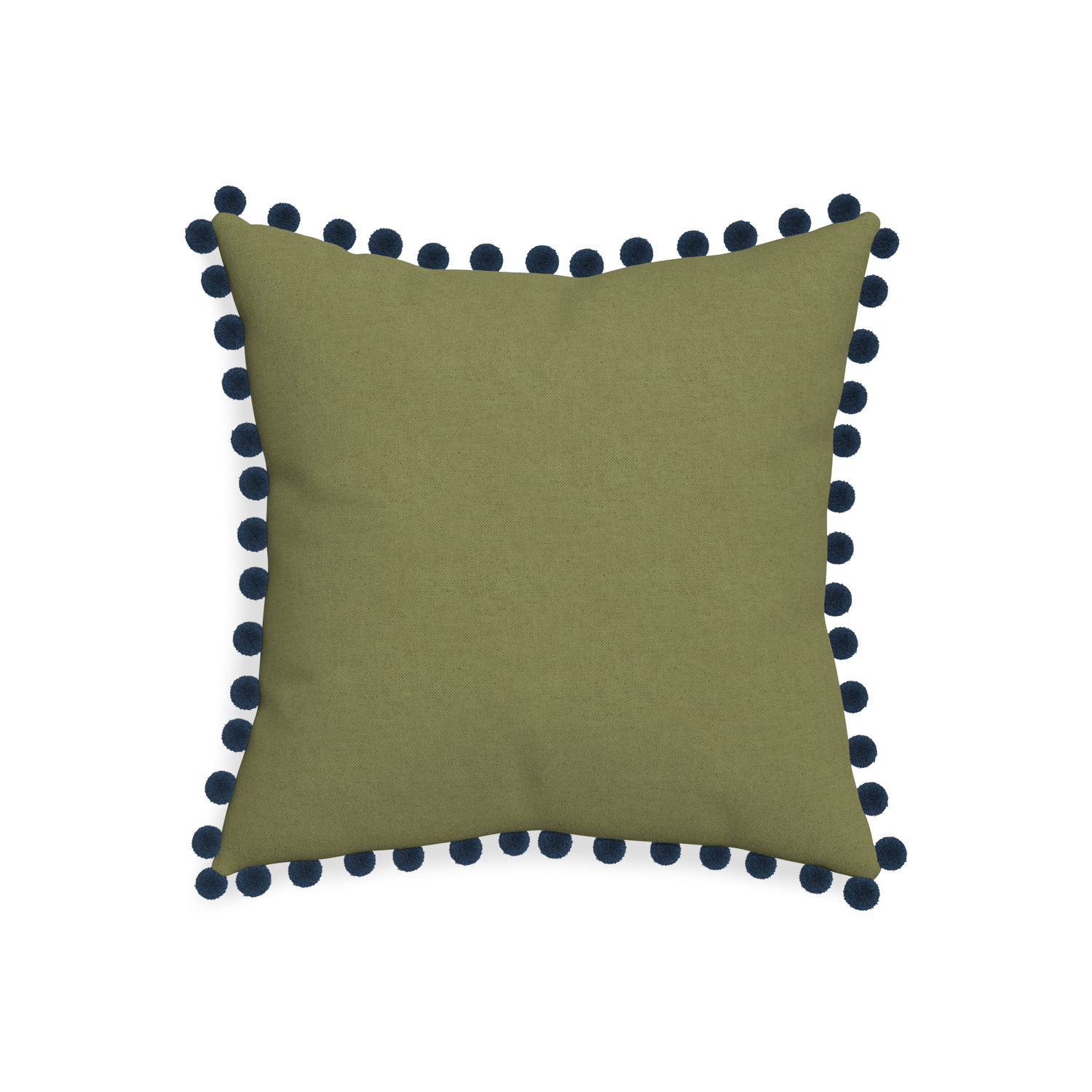 20-square moss custom moss greenpillow with c on white background