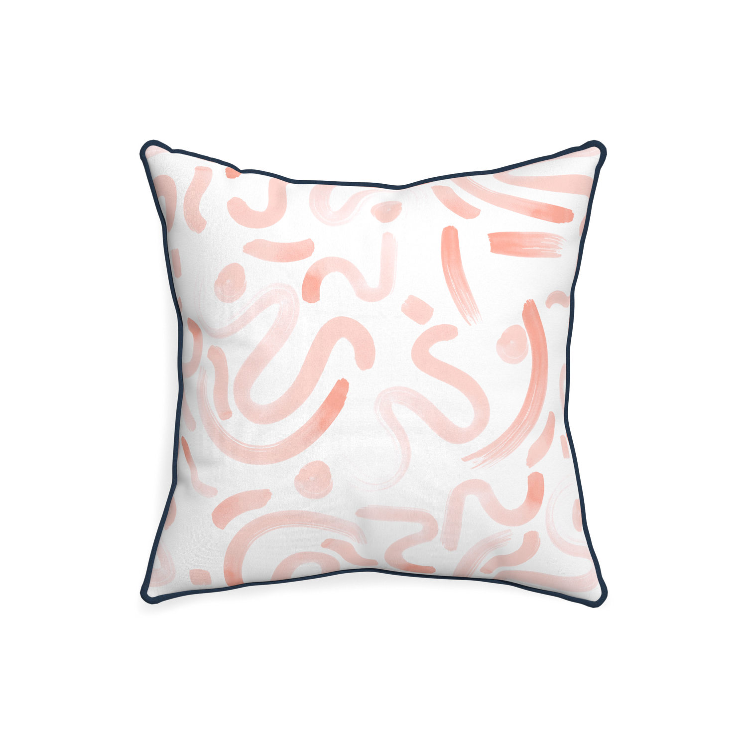20-square hockney pink custom pink graphicpillow with c piping on white background