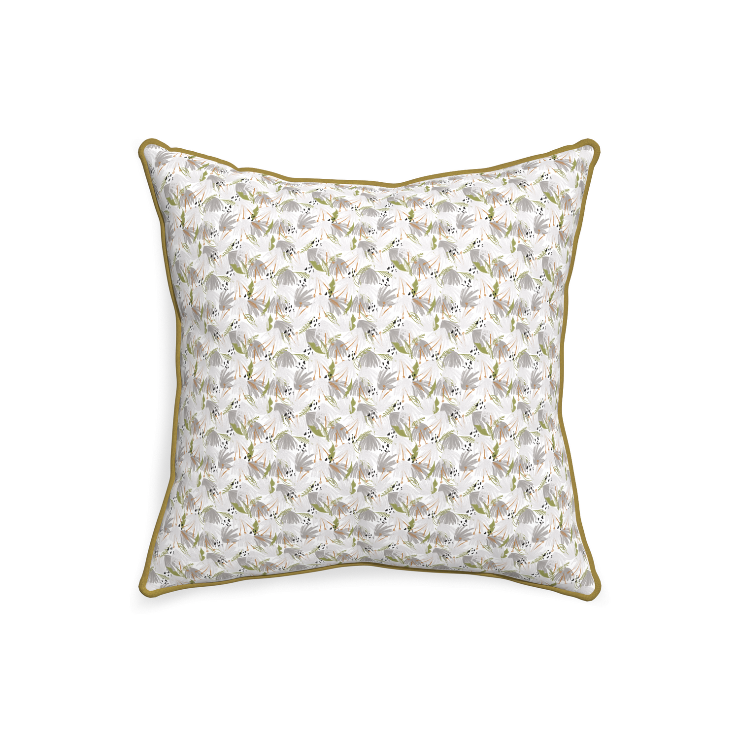 20-square eden grey custom grey floralpillow with c piping on white background