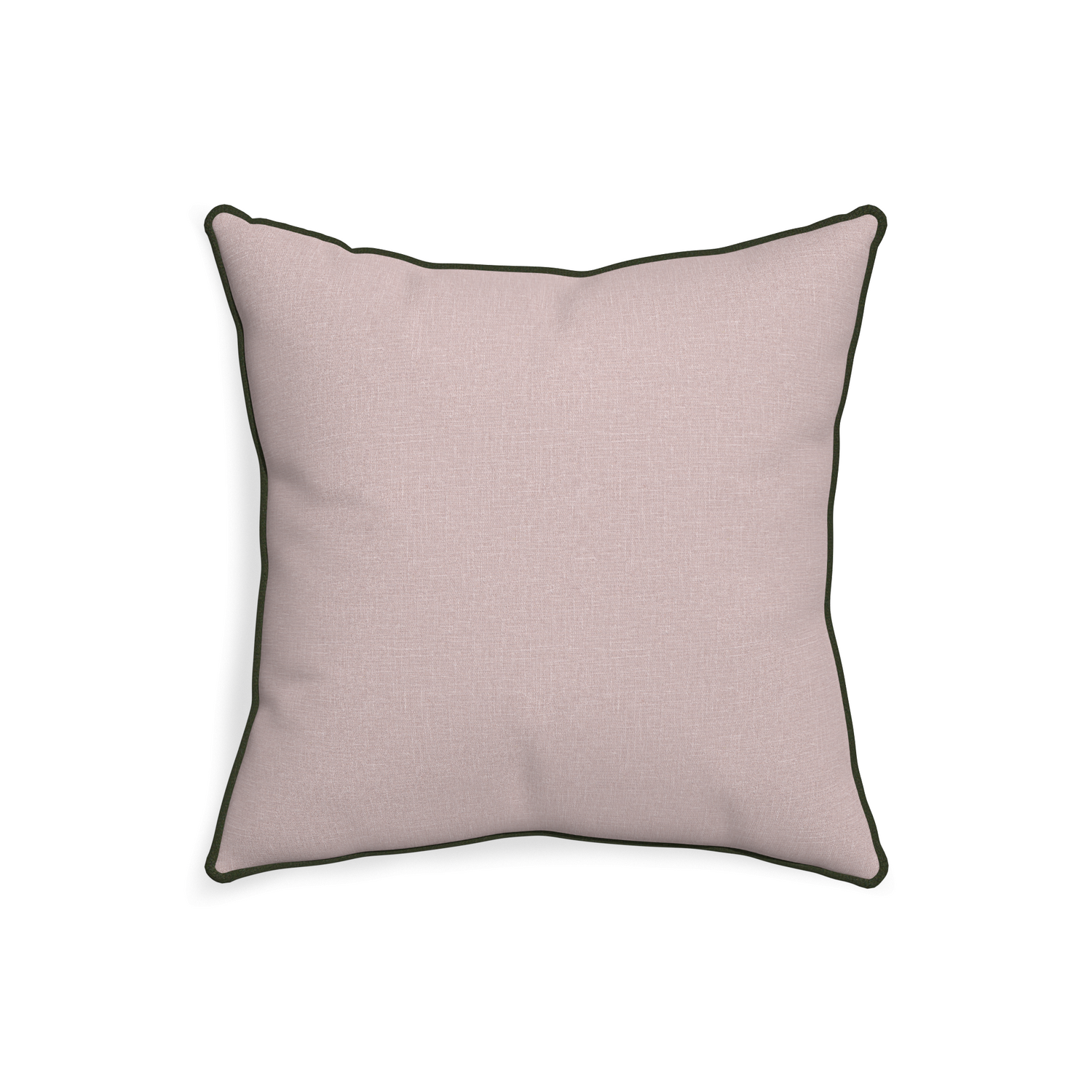 20-square orchid custom mauve pinkpillow with f piping on white background