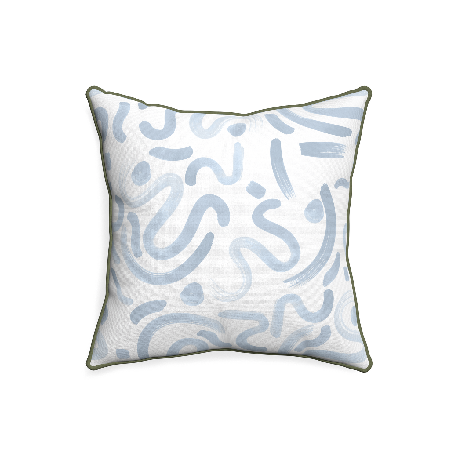 20-square hockney sky custom pillow with f piping on white background
