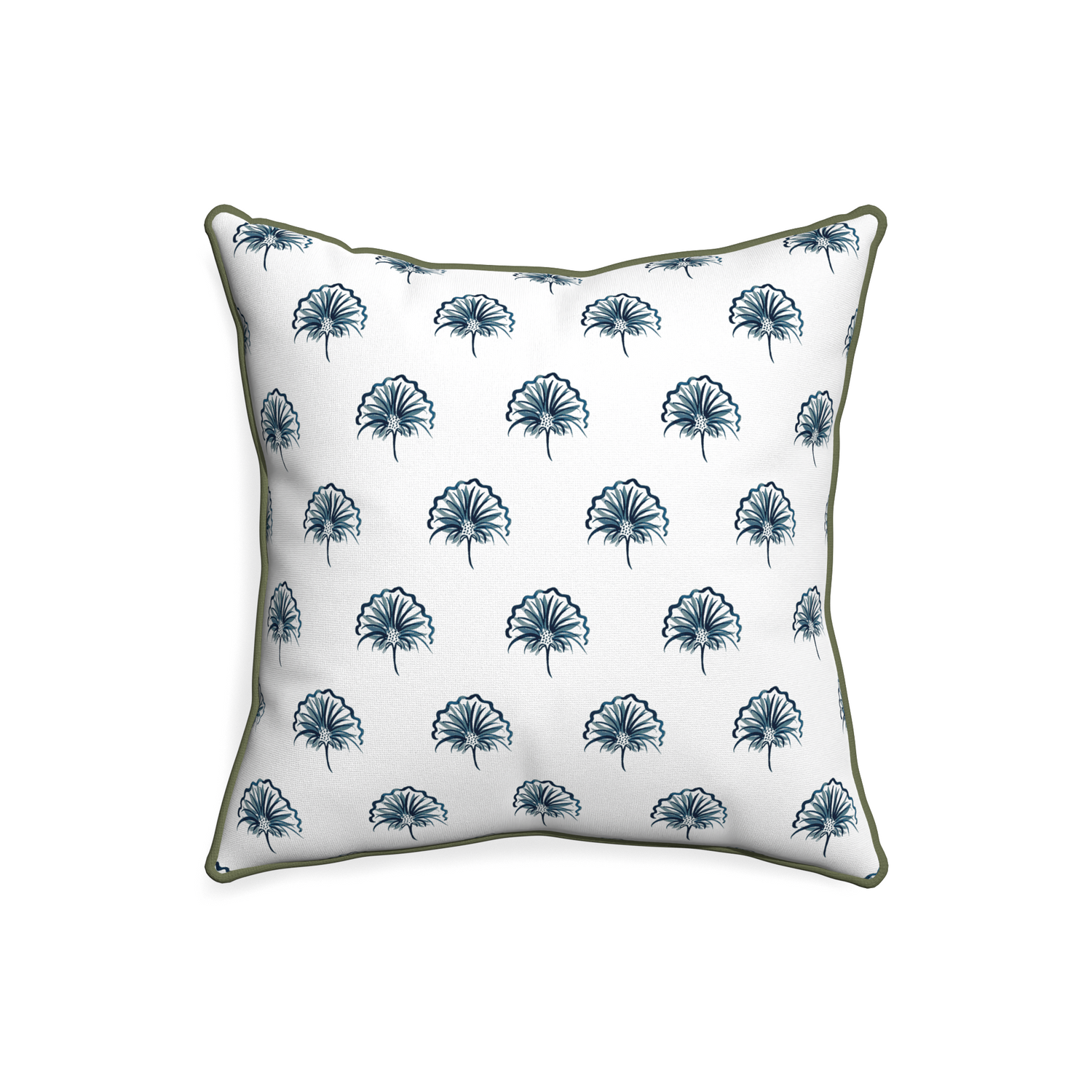 20-square penelope midnight custom pillow with f piping on white background