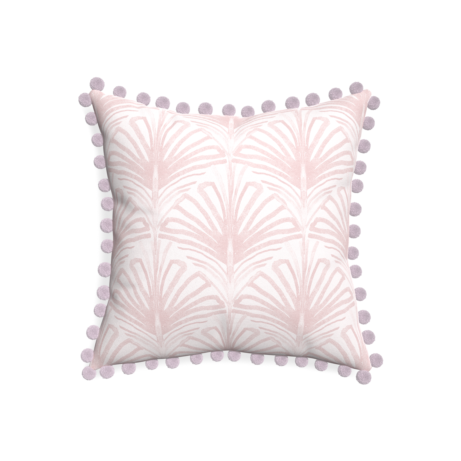 20-square suzy rose custom pillow with l on white background