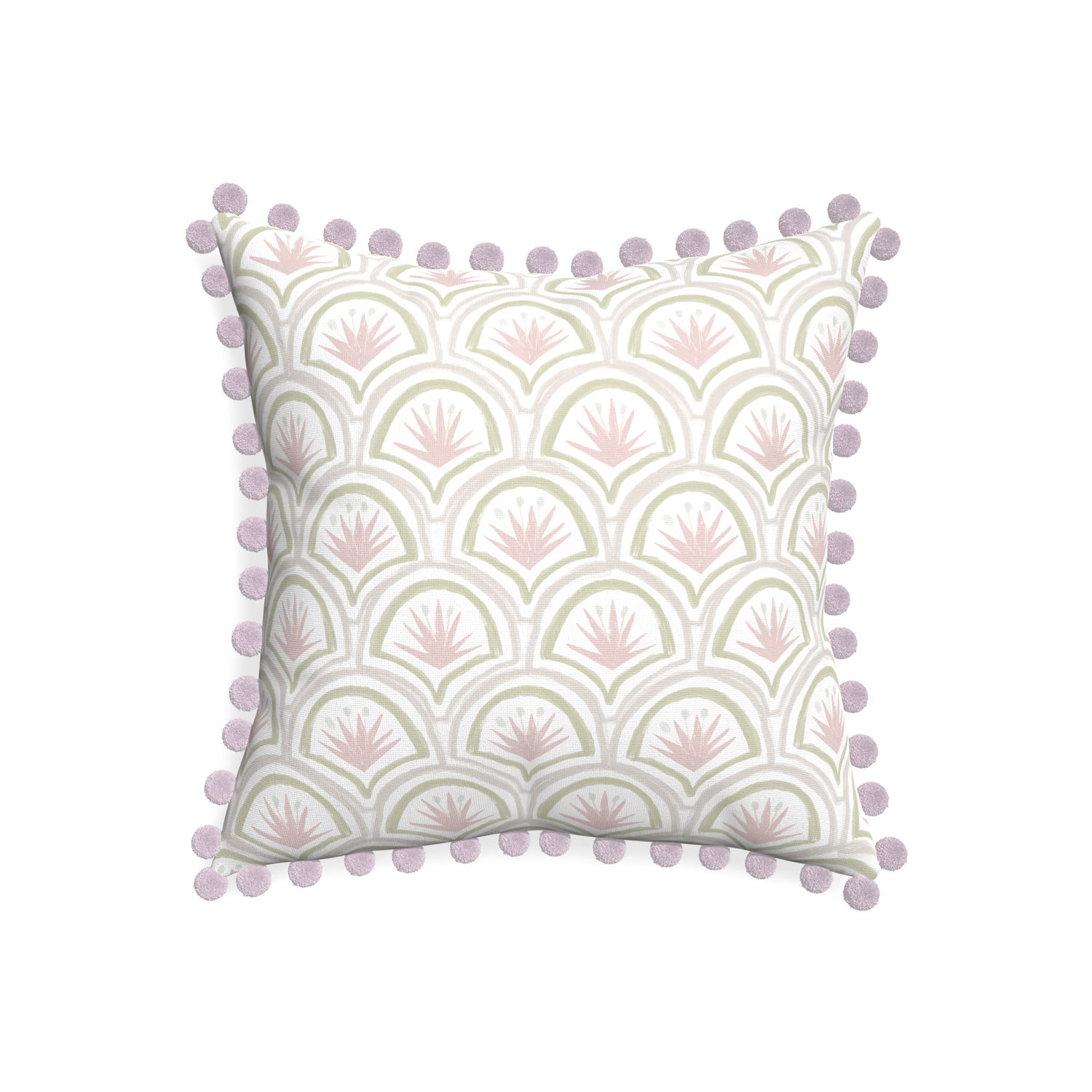 20-square thatcher rose custom pillow with l on white background